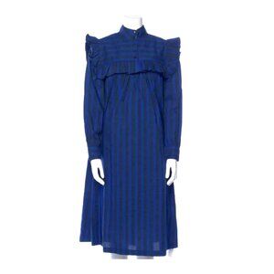 Clare V. Charlotte Striped Midi Length Dress - L